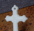 Vintage Antique Milk Glass Holy Water Font Ts