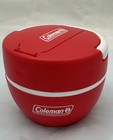Coleman Round Food Storage Soup Container With Spoon - Red   White