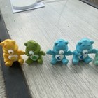 Care Bears 8 Pc Mini Bear Figurine Set Funshine Grumpy Wish Love-a-lot Plastic