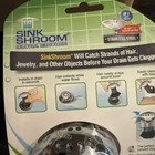 New Sinkshroom Stainless Steel Hair Catcher Drain Protector Sink Strainer