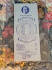 1972-73 New York Raiders Wha Hockey Pocket Schedule   Roster Ex Rare See Pics