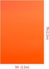 Photography Studio Microfiber Backdrop 5 X 7 Ft Orange Portrait Background