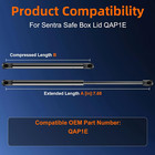 7 5in Gas Strut Shock Lift Support For Sentry Safe Box Lid With Model Qap1be Qap