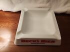 Rare Vintage Beck s Beer Bier Opalex Art Glass Large Cigar Ashtray 