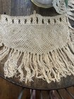 Vintage Handmade Macrame Lot 4pc Hand Knotted Textile Fiber Art Boho Decor