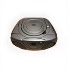 Sylvania Srcd243m Portable Cd Player Boom Box Am Fm Radio Metallic Style