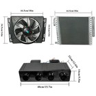 12v Electric Cool heat Universal Underdash Air Conditioner Dc Auto Car A c 63a