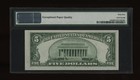 Dbr 1934-b  5 Silver Fr  1652 Vinson Gem La Block Pmg 65 Epq Serial L09428454a