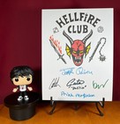 Stranger Things Hellfire Club Flyer Cast-signed- 8 5x11- Autograph Reprints