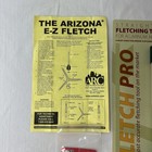 Lot Of Arizona E-z Fletch Tools And Assorted Archery Accessories Feathers Nock