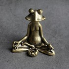 Antique Brass Meditation Zen Frog Statue Ornament Copper Animal Sculpture Incens