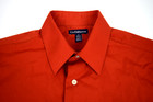 Vintage Casual Shirt Size S 90s Brilliant Rust Long Sleeve Shirt Cobain Special