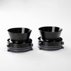 2x Pro Metal Black Technics Nab Hub Adapters For Reel To Reel Tape Recorders
