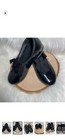 Black Patent Unisex Tap Dance Shoes With Metal Tap Plates  Beginner Slip Ons