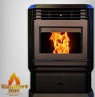 Comfortbilt Hp61 Bronze Wood Pellet Stove Pellet Heater Epa csa 3 000 Ft   Smart