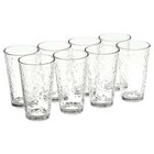 16 2 Oz Home Clear Drinkware Drinking Glasses Set Of 8 Dishwasher Safe New Us