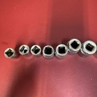 Blackhawk Usa 1 2    Drive Sae Socket Lot 12 Pt 12 Pc Vintage Made In Usa Ee