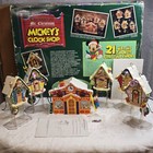 Vtg 1993 Mr  Christmas Mickey s Clock Shop Animated Carols Light   Sounds Read