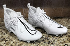Nike Alpha Menace Pro 3 Mens Football Cleats White black Size 12 Ct6649-109
