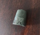 1880 s Simons Bros Sterling Silver Engraved Sewing Thimble 8 Monogram A