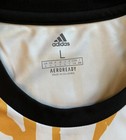 New Adidas Mls Preshi Kcc Soccer Jersey  White gold  Mens Size L
