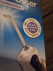 Waterpik Water Flosser Cordless Dental Jet Tips Rotates 360   Braces Wp-360w 