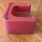 Carlisle Dual Height Plastic Restaurant Style Child Booster Seat  7110  Red