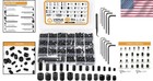 1105pcs 25 Sizes Metric   Sae Set Screw Assortment