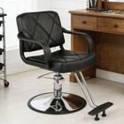 Artist Hand Black Hydraulic Barber Chair Hair Stylist Salon Spa Beauty Equipment