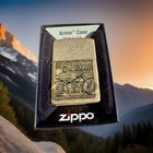 Zippo Armor Lighter 3d Harley Davidson Brass Emblem - Motorcycle - Rare - New