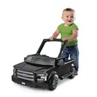 Baby Activity Center Push Walker Removable Steering Wheel Toy 4-in-1 Agate Black