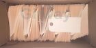 1000- 5 1 4  X 2 5 8  Size 6 Manila Inventory Shipping Hang Tags With String