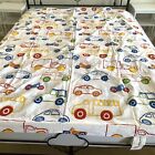 Ikea Primary Colors Cars Trucks Twin Duvet Cover Vtg Soft Cotton Euc Youth Decor