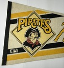Pittsburgh Pirates Full Size Pennant Mlb Baseball Fan Vintage 1980s Old Logo