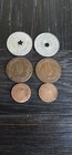 Us Sales Tax Tokens  Lot Of 6  Zinc  Copper  Utah  Arizona  Oklahoma