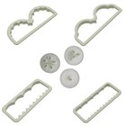 Broderie Anglaise Sugarcraft Fondant Cutters - Mixed Designs And Pack Sizes