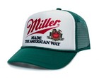 Miller Beer Hat Made The American Way Vintage Truckers Cap Adult One Size Multi