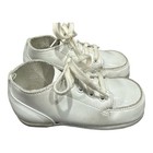 Stride Rite Flexible Moccasin Vintage Baby Shoes Size 5 White Leather