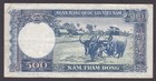  vf  No Tears But Pinholes  1962 South Vietnam 500 Dong P-6aa B1-799288  005-1 