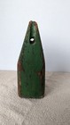 Early Vintage 10  Weathered Wooden Maine Lobster Buoy Rustic Nautical Home Decor