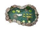 Fairy Garden Accessories Miniature Figurine Duck Pond -mother And Ducklings