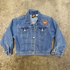 Vintage Nickelodeon Denim Jacket Youth Size 6 Rugrats Angry Beaver 90s Rare