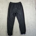 Nike Sweatpants Kids Unisex Black W Fuzzy Fleece Side Panels Size Xl