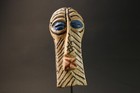 African Mask Wall Art Hand Carved Tribal Wood Sculpture Decor-g2922