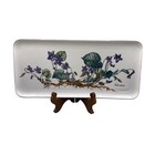 Villeroy   Boch Viola Sandwich Tray Platter Botanical Violets Germany