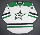 2015-16 Patrick Eaves Dallas Stars Game Used Worn Hockey Jersey Meigray
