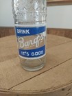 Vintage Bargs Glass Soda Bottle Nice Rich Blue Color Dumas Ark  Nice