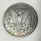 Morgan Silver Dollar Facsimile Coin Metal Collectible 1884 Antique Finish