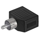 Rca To 3 5mm Adapter Male female 3 5mm Jack Stereo Mono 1 8  Headphone Splitter