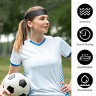Hair Sweatband For Men Women Sweat Band Sports Headband Head Tie Back Headband